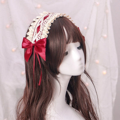 Stall  Lolita hair band Japanese cute girl headdress Lolita hair accessories cosplay maid lace hair band