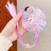 children&#39;s cartoon  color wig hair rope headdress cheap scrunchies