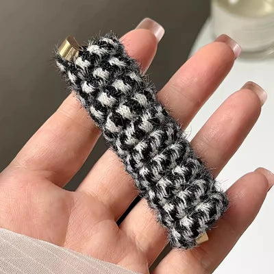 Wool telephone line head rope hair braiding artifact  new rubber band Japanese straight hair band dopamine hair accessories