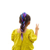 Children's colorful braid ponytail dirty braid accessories hair ring wig headdress children's wig ponytail twist braid