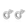 1 Pair Simple Style Geometric 304 Stainless Steel Stainless Steel Earrings