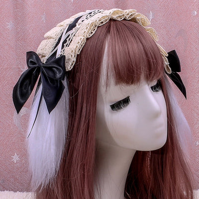 Stall  Lolita hair band Japanese cute girl headdress Lolita hair accessories cosplay maid lace hair band