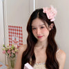 Cute Sweet Women's Lace Bow Knot Fabric Hair Clip