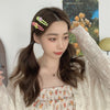 cute spring and summer new frosted flower duckbill clip Tulip hairpin candy color side clip  headdress for women