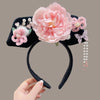 Gege hairband palace style noble flag head hoop Zhen Huan legend empress imperial concubine hairpin performance props headdress hair accessories