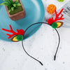 Christmas Cute Sweet Women's Antlers Imitation Antlers Flocking Hair Band