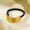 Women's Simple Style Classic Style Geometric Titanium Steel Plating Hair Tie