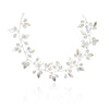 sweet bride golden headdress leaves pearl hairband hair accessories