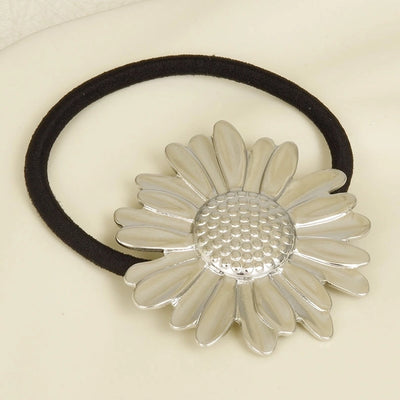 Women's Simple Style Flower 304 Stainless Steel Plating Hair Tie