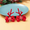 Christmas Cute IG Style Women's Antlers Plush Handmade Hair Clip