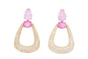 1 Pair Elegant Simple Style U Shape Plating Copper Drop Earrings