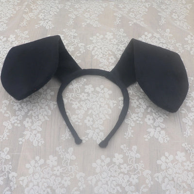 source of new dachshund dog hairband spotted dog nose mesh skirt set performance dress props headdress female