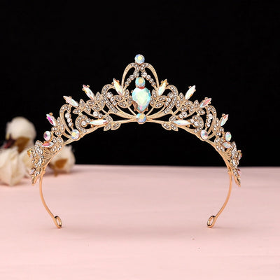 Baroque Vintage Black Luxury Crown Bridal Tiara Wedding Dress Wedding 18th Birthday Female Crown  New