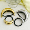 Women's Casual Modern Style C Shape 304 Stainless Steel Plating Hair Tie