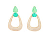 1 Pair Elegant Simple Style U Shape Plating Copper Drop Earrings