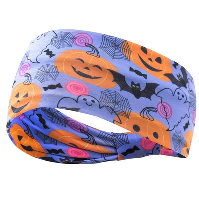 casual plaid bow knot cloth printing hair band