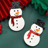 Christmas Cute Sweet Women's Christmas Tree Santa Claus Snowman Alloy Plastic Hair Clip