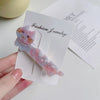 cute kitten pearl rhinestone stitching children's hair clip hairpin