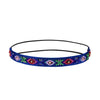 bohemian color block cloth hair band