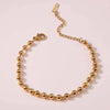 Simple Style Classic Style Solid Color 304 Stainless Steel 18K Gold Plated Bracelets In Bulk