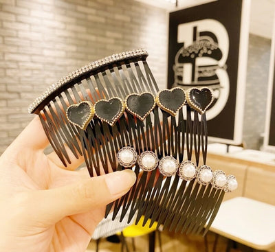 Bangs Hair Comb Broken Hair Arrangement Comb Elegant  Toothed Hairpin Girl's Non-slip Hair Fork Hair Accessories Headdress