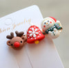 Christmas Fashion Girl'S Christmas Tree Arylic Hair Clip