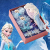 Children's hair accessories bow hairpin Princess Elsa headdress children's hairpin frozen comb suit gift box