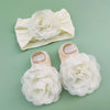 cute flower nylon cotton hair band