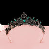 Baroque Vintage Black Luxury Crown Bridal Tiara Wedding Dress Wedding 18th Birthday Female Crown  New