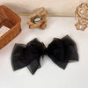 fashion bow shaped headdress women's floating oversized barrettes hairpin