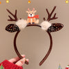 Christmas Cute Women's Antlers Elk Synthetic Resin Hair Band