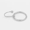 1 Piece Belly Rings Exaggerated Round 316 Stainless Steel  Grommet Eyelet Labium hoop