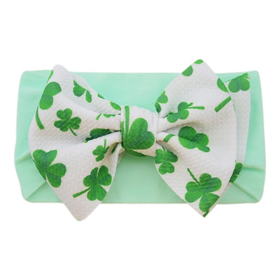 casual plaid bow knot cloth hair band