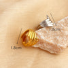 Jewelry Retro Simple Style Round 201 Stainless Steel 18K Gold Plated Hollow Out Adjustable Ring