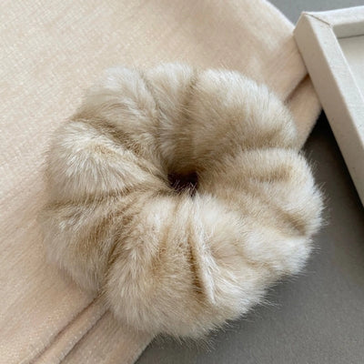 Women's Classic Style Korean Style Solid Color Plush Hair Tie