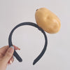 Girl'S Simple Style Carrot Plush Mixed materials Handmade Hair Band