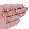 1 Pair Simple Style Classic Style Heart Shape Plating 304 Stainless Steel Ear Studs