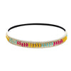 bohemian color block cloth hair band