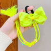 children&#39;s cartoon  color wig hair rope headdress cheap scrunchies