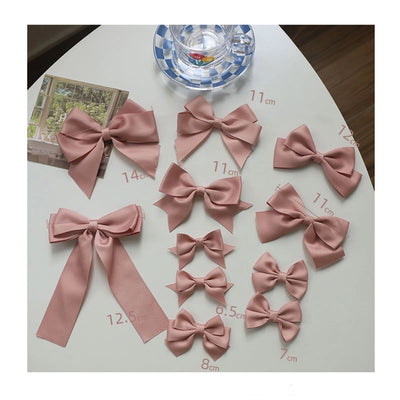 Women's Sweet Simple Style Bow Knot Cloth Hair Clip Hair Tie Brooches