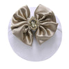 cartoon style bow knot arylic diamond hair band 1 piece