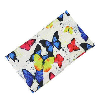 classic style sunflower colorful butterfly cloth hair band