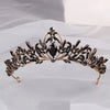 Baroque Vintage Black Luxury Crown Bridal Tiara Wedding Dress Wedding 18th Birthday Female Crown  New