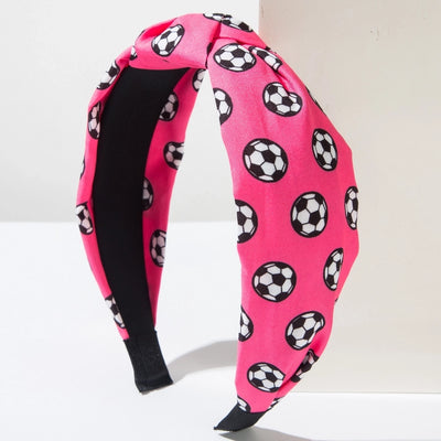 Casual Elegant Women's Football Cloth Printing Hair Band