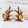 Christmas hairpin new plush Christmas flocking Elk Horn hairpin hair accessories children's holiday dress headdress