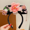 Gege hairband palace style noble flag head hoop Zhen Huan legend empress imperial concubine hairpin performance props headdress hair accessories