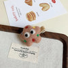 Cute Women's Star Bite a Cookie Plush Hair Clip