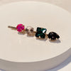 classic style solid color rhinestone diamond hair clip