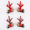 Christmas Cute Women's Christmas Hat Letter Elk Plastic Iron Hair Clip