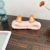 korean cute rabbit ears  plush hairband